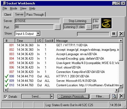 Socket Workbench Screenshot